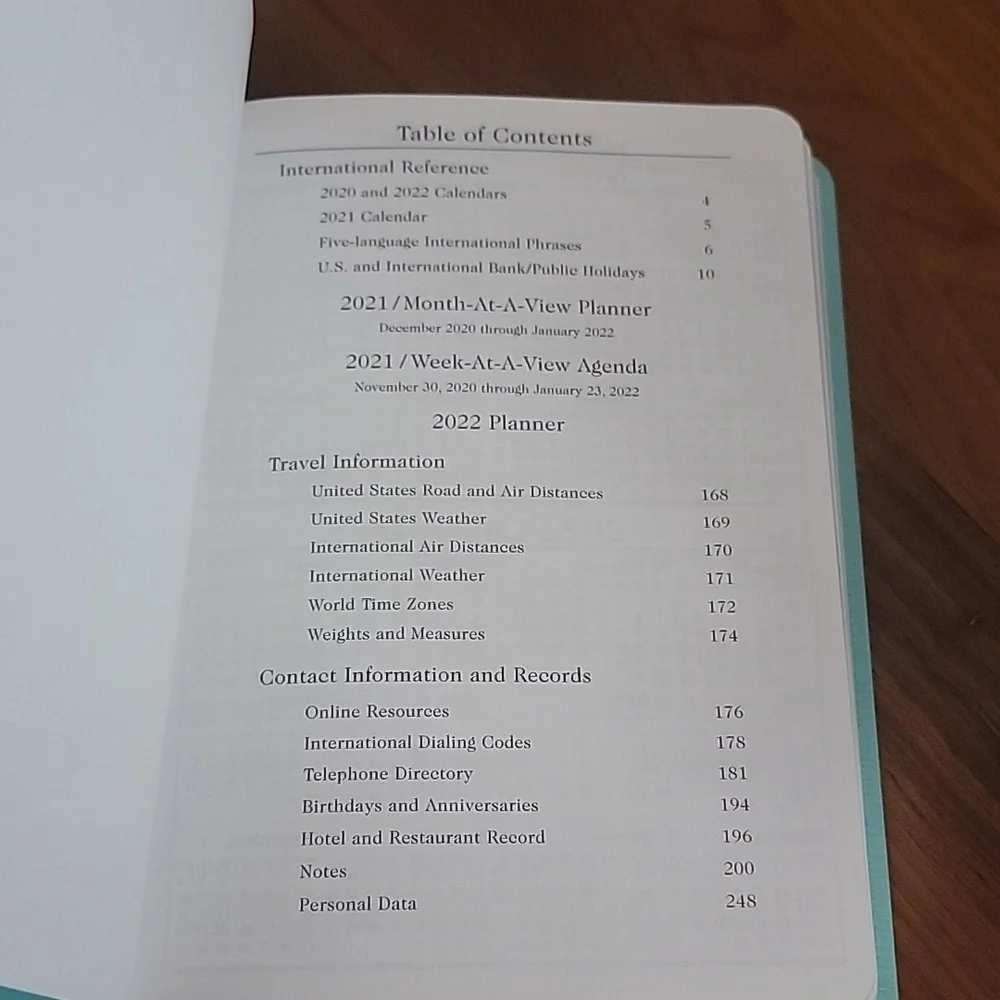 Tiffany & Co. Blue Day Planner 2021
